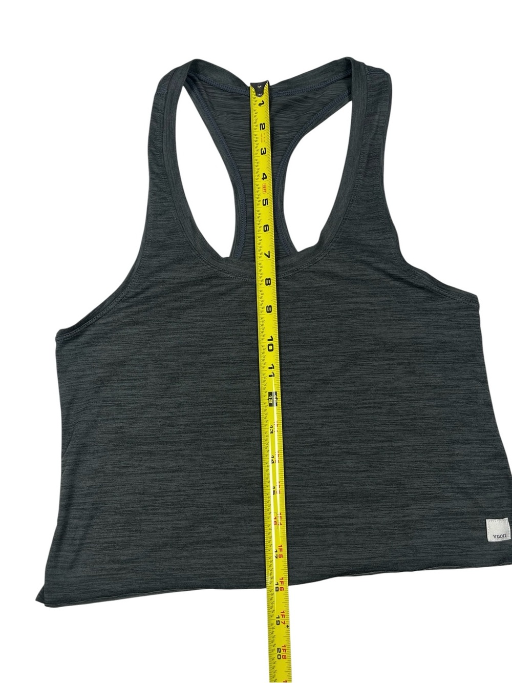 Vuori Women’s Tank Top Charcoal Gray - Picture 4 of 5